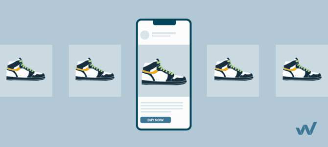 Product showing in search engine