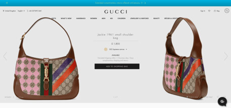 Comparing prices of handbags