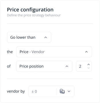 Second-cheapest  pricing