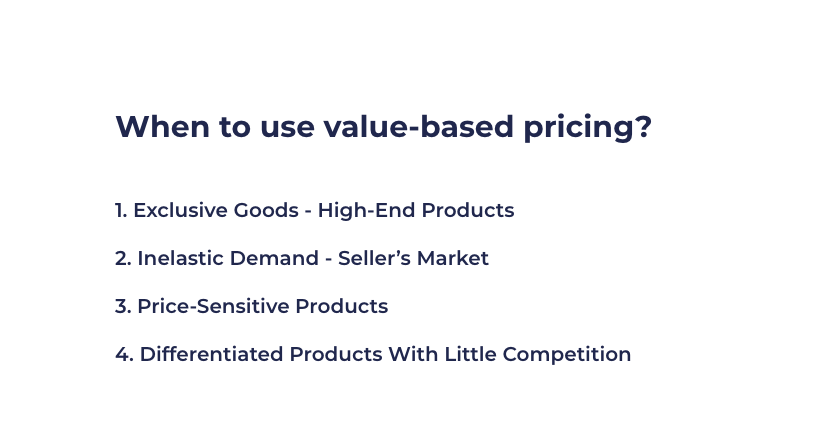 Value-based pricing