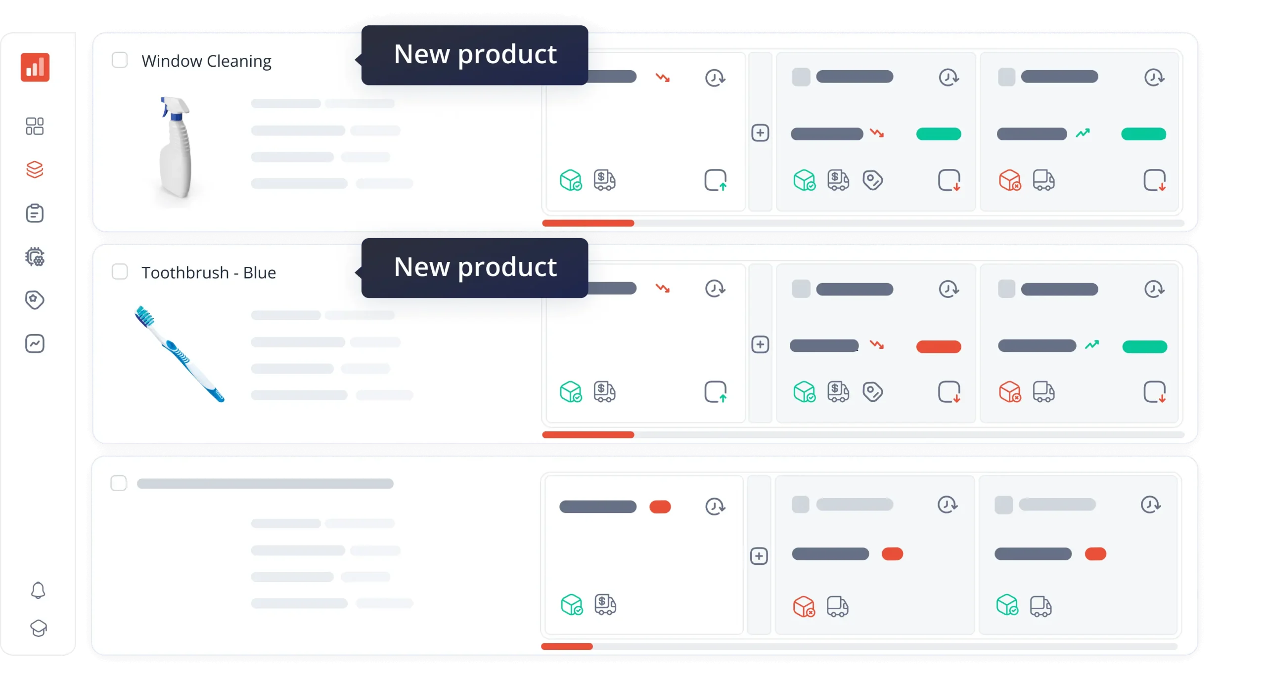 screenshot of competitor monitoring