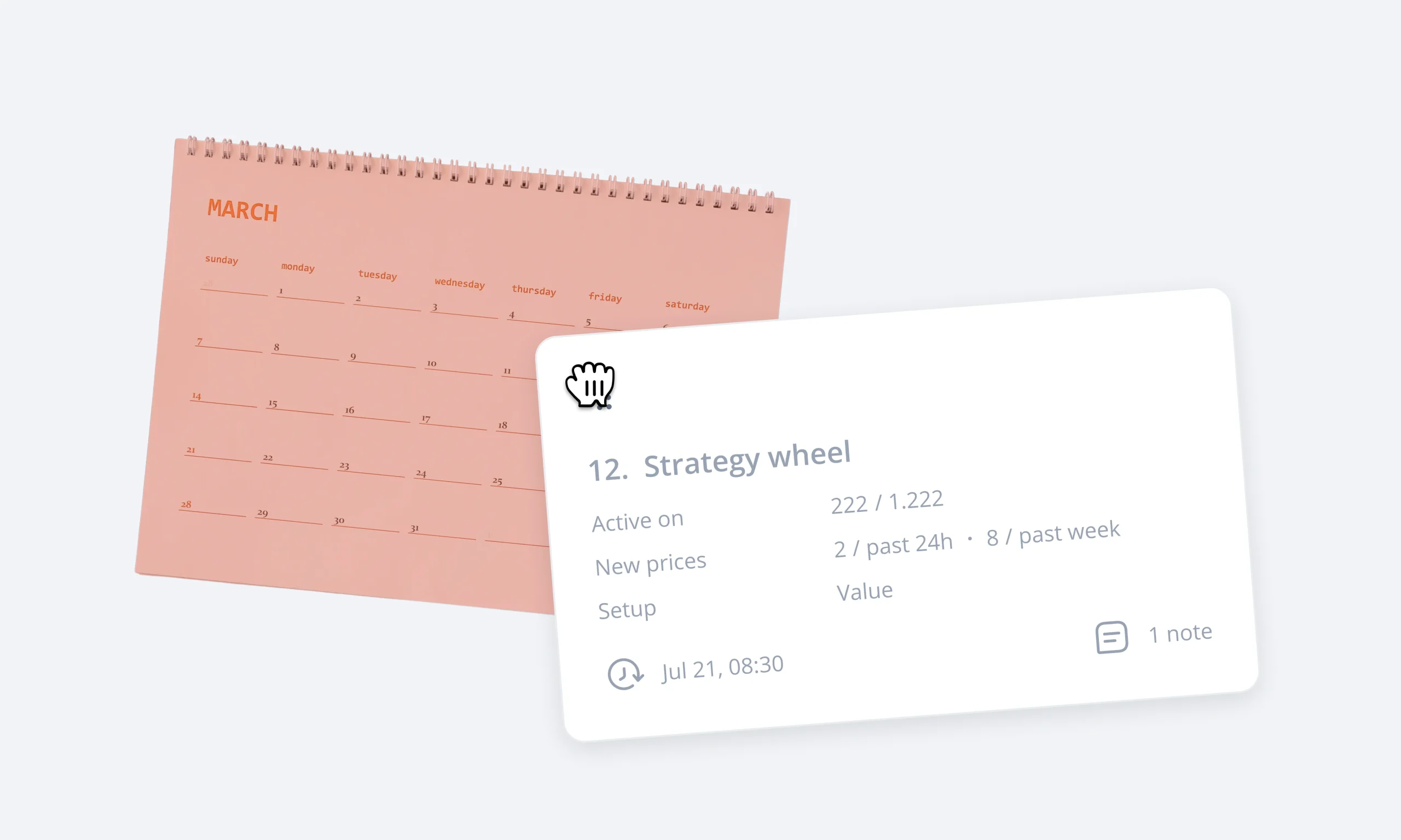Blog banner for annual pricing planning showing pricestrategies and calendar