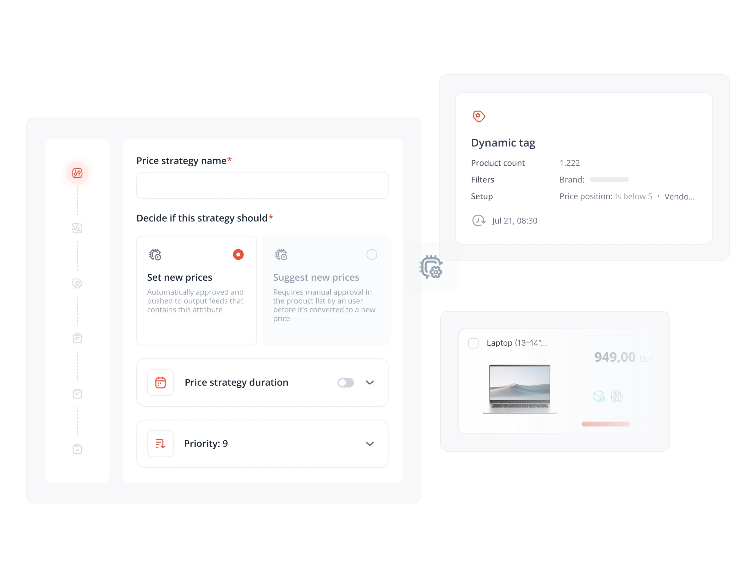 Using dynamic tags in Priceshape and setting a pricing strategy for a product group